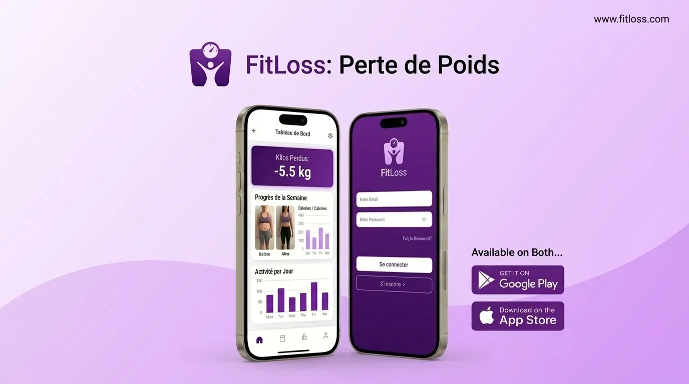 Application mobile de suivi de perte de poids.